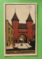 Preview: Ansichtskarte Künstler Steinzeichnung Litho AK Dülmen 1929 Lüdinghausertor Architektur Ortsansicht NRW